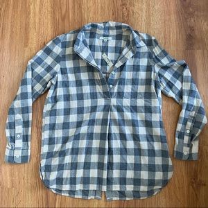 Madewell Popover Check Shirt